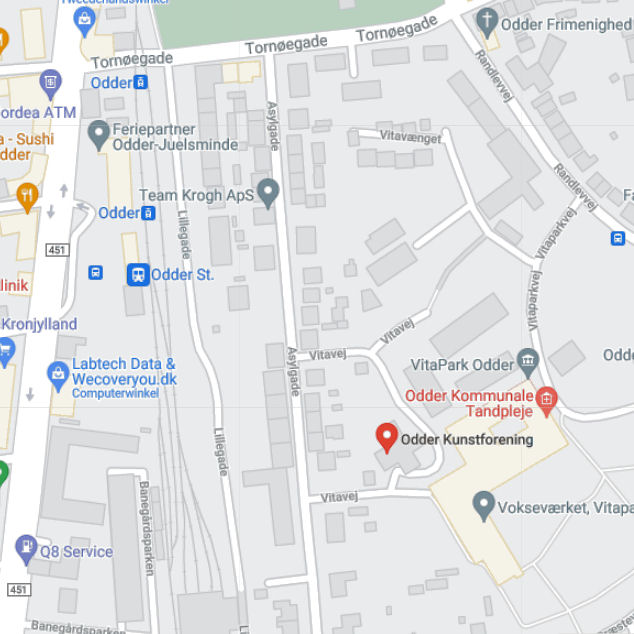 Google map to Odder Kunst